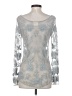 Everleigh Silver Long Sleeve Top Size XS - photo 2