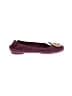 Tory Burch Burgundy Flats Size 7 1/2 - photo 1
