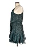 City Studio Metallic Teal Cocktail Dress Size L - photo 5