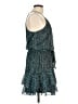 City Studio Metallic Teal Cocktail Dress Size L - photo 4