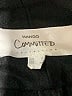 Mango Solid Black Wool Skirt Size 4 - photo 4