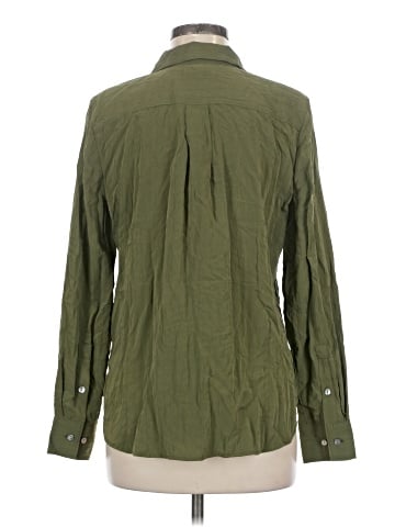 Madewell Crinkled Button-Up Shirt (view 2)
