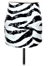 Bebe Graphic White Formal Skirt Size S - photo 2