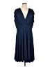 Soprano Solid Blue Cocktail Dress Size L (estimated) - photo 1