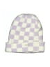 Steve Madden 100% Nylon Checkered-gingham Purple Beanie One size - photo 1