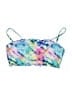 No Boundaries Tie-dye Blue Swimsuit Top Size S - photo 1