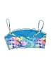 No Boundaries Tie-dye Blue Swimsuit Top Size S - photo 2