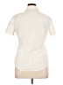 Theory Ivory Short Sleeve Blouse Size XL - photo 2