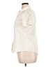 Theory Ivory Short Sleeve Blouse Size XL - photo 5