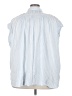 Old Navy Stripes Blue Sleeveless Button-Down Shirt Size 3X - photo 2