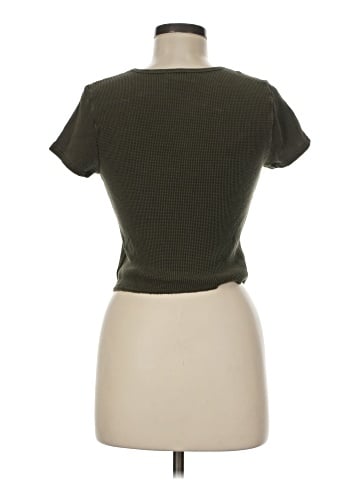 Madewell Waffle Knit Crewneck Short-Sleeve Crop Tee (view 2)