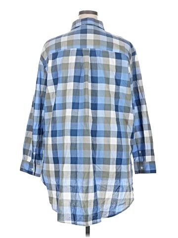 Caslon 3/4 Sleeve Button-Down Shirt (view 2)