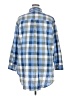 Caslon 100% Cotton Checkered-gingham Blue 3/4 Sleeve Button-Down Shirt Size 2X - photo 2