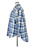 Caslon 100% Cotton Checkered-gingham Blue 3/4 Sleeve Button-Down Shirt Size 2X - photo 5