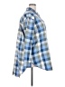Caslon 100% Cotton Checkered-gingham Blue 3/4 Sleeve Button-Down Shirt Size 2X - photo 4