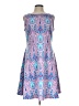 Talbots Paisley Blue Cocktail Dress Size L - photo 1