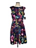 Gabby Skye Print Blue Cocktail Dress Size XXS - photo 1