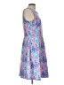 Talbots Paisley Blue Cocktail Dress Size L - photo 4
