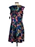 Gabby Skye Print Blue Cocktail Dress Size XXS - photo 2