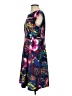 Gabby Skye Print Blue Cocktail Dress Size XXS - photo 5