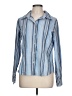 Apt. 9 Stripes Blue Long Sleeve Button-Down Shirt Size L - photo 1