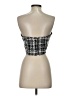 Line & Dot 100% Polyester Black Sleeveless Top Size S - photo 2