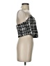 Line & Dot 100% Polyester Black Sleeveless Top Size S - photo 4