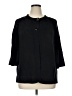 JM Collection Black Cardigan Size 1X - photo 1