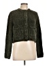 Splendid 100% Polyester Tweed Green Cardigan Size L - photo 1