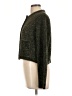 Splendid 100% Polyester Tweed Green Cardigan Size L - photo 5
