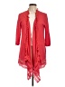 Chico's 100% Polyester Red Cardigan Size Lg Petite - photo 1