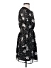 Elizabeth and James 100% Polyester Print Black Cocktail Dress Size XS - photo 4