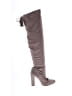Schutz 100% Leather Gray Boots Size 8 1/2 - photo 1