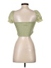 Princess Polly 100% Polyester Green Short Sleeve Top Size 2 - photo 2