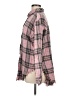 Jun & Ivy Plaid Pink Long Sleeve Button-Down Shirt Size M - photo 5