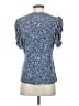 CeCe Blue Short Sleeve Blouse Size S - photo 2