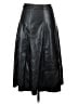 Unbranded 100% Polyurethane Black Faux Leather Skirt Size S - photo 2