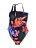 Jessica Simpson Tropical Black One Piece Swimsuit Size S - photo 2