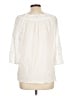 Talbots 100% Cotton White 3/4 Sleeve Blouse Size L - photo 2
