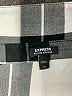 Express 100% Rayon Checkered-gingham Gray Long Sleeve Button-Down Shirt Size XL - photo 7