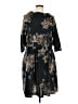 Yellow Star Black Casual Dress Size L (estimated) - photo 1