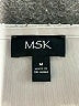 MSK Silver 3/4 Sleeve Blouse Size M - photo 7