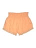Roxy 100% Viscose Solid Orange Shorts Size L - photo 2
