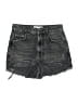 Zara Black Denim Shorts Size 0 - photo 1