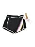 Justice Color Block Black Athletic Shorts Size 5 - 6 - photo 1