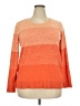 Market and Spruce Color Block Orange Pullover Sweater Size XXL - photo 1