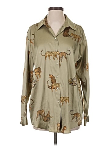 Zara Long Sleeve Button-Down Shirt (view 1)