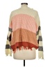 La Miel 100% Acrylic Color Block Orange Pullover Sweater Size Med - Lg - photo 2