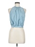 Thread & Supply 100% Lyocell Blue Sleeveless Blouse Size M - photo 1