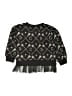 Modern Moments Print Black Pullover Sweater Size 3T - photo 2